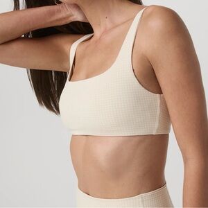 Vuori Natural Micro Houndstooth Bra